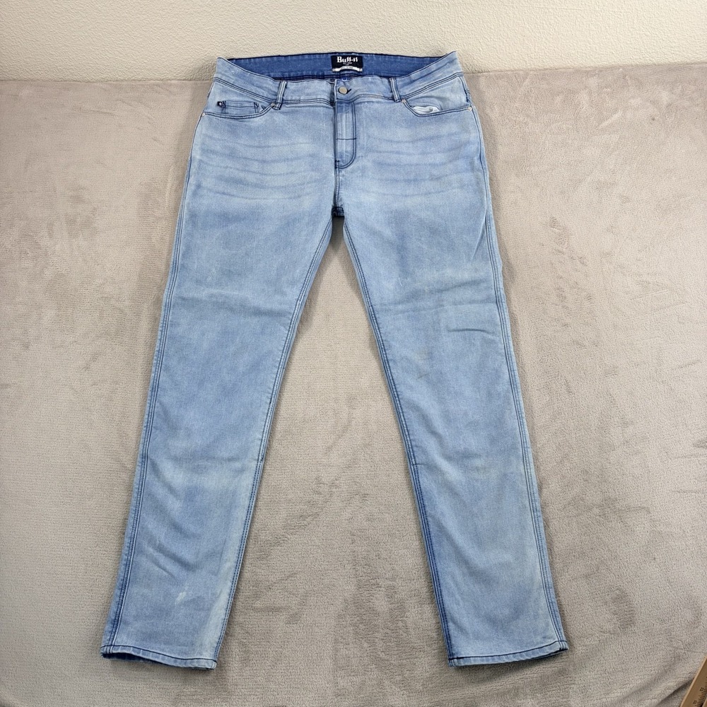 BULL-IT Motorcycle Tactical Slim Fit Jeans Blue Men 38x34 Protective COVEC